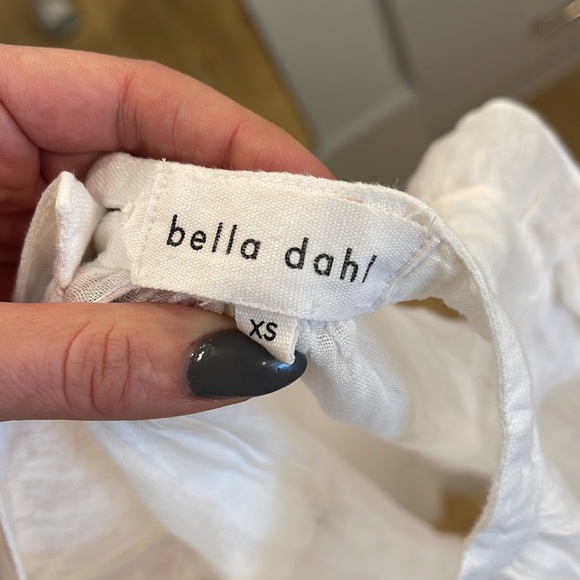 Bella Dahl linen ruffle top - Picture 3 of 4